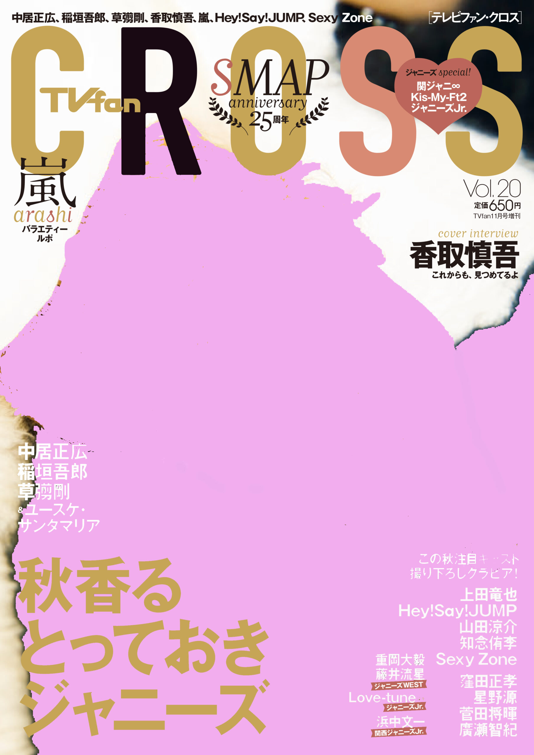 TV fan CROSS SMAP anniversary 25周年 - 雑誌