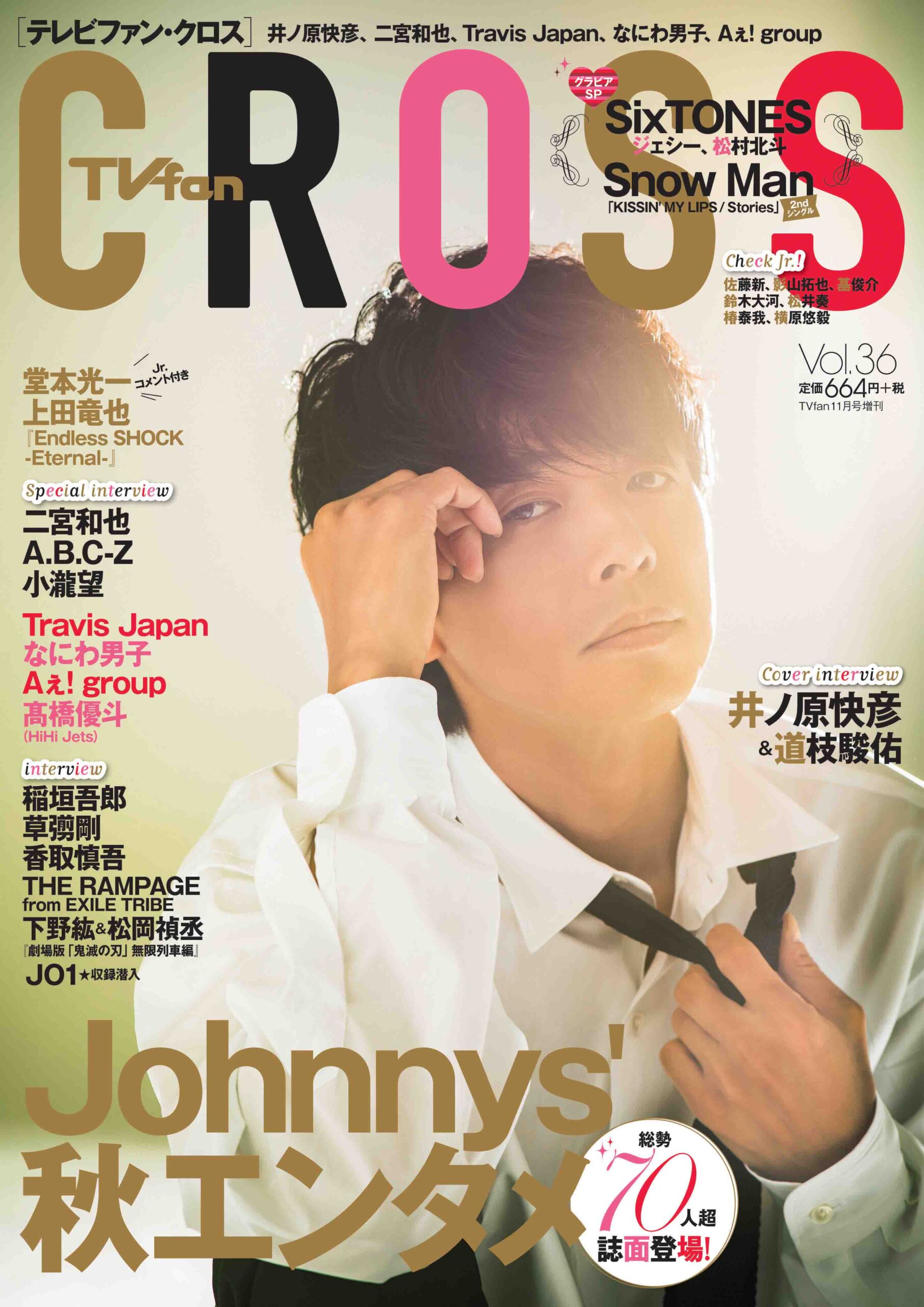 47 TV fan CROSS 2020年 vol.33 表紙:V6 - 雑誌
